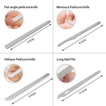 Zestaw 19 sztuk do manicure [22130000259]